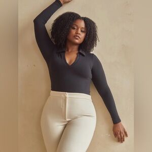 Klassy Network v neck polo long sleeve bramisuit